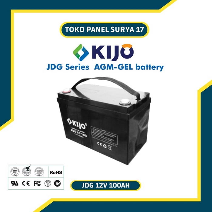 Baterai VRLA Kijo JDG 12V 100AH