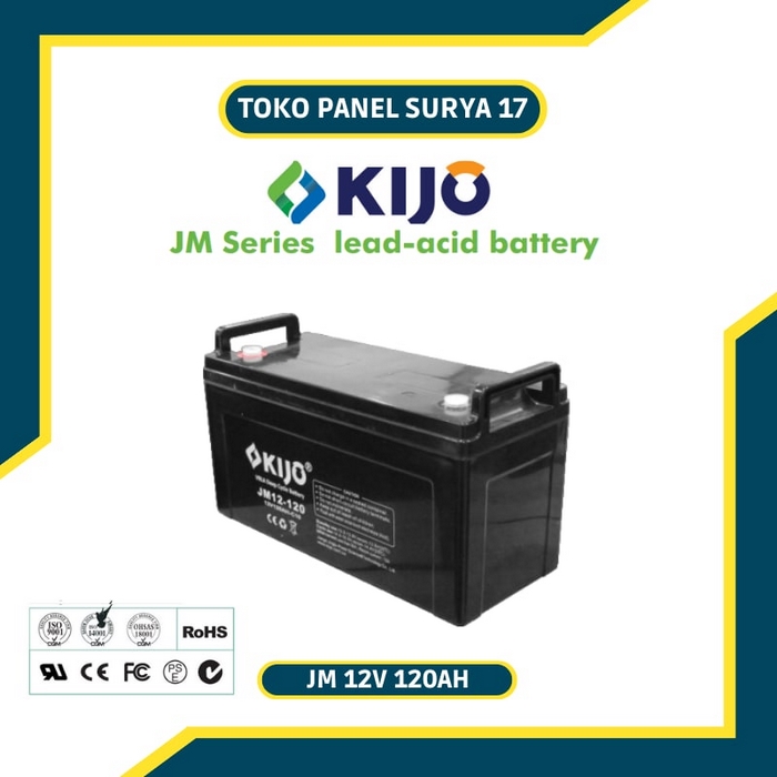 Baterai VRLA Kijo JM 12V 120AH