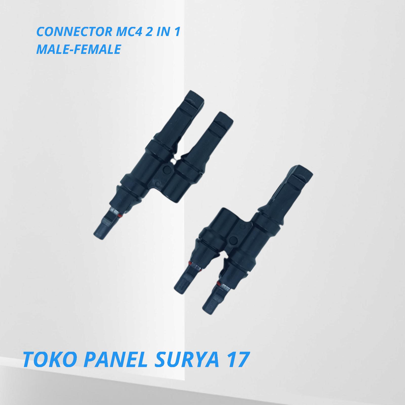Connector MC4 2in1 Male-Female