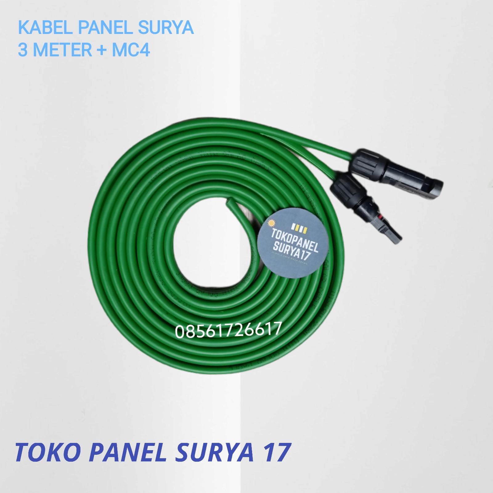 Kabel Panel Surya 3 meter + MC4