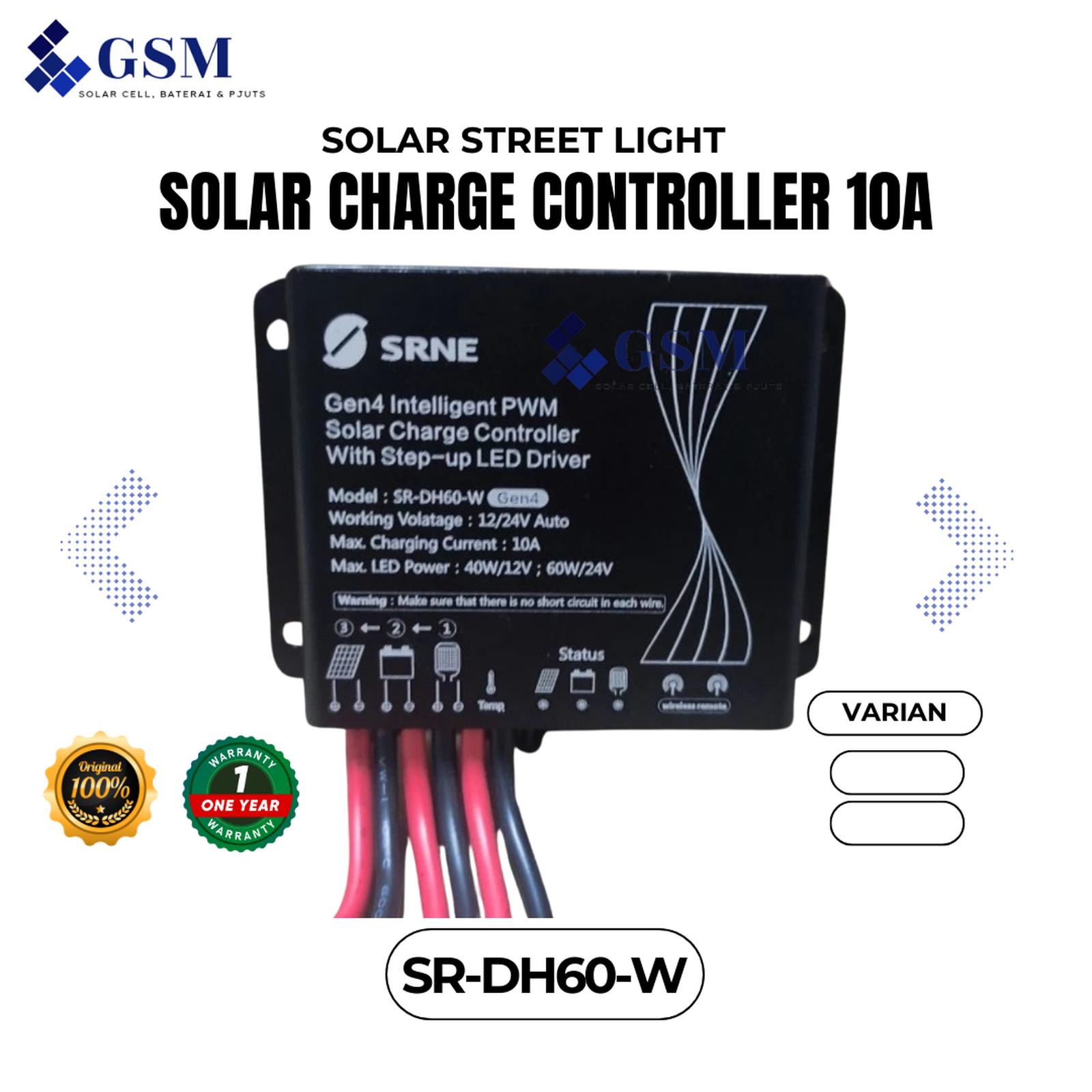 Solar Charge Controller 10A SR-DH60-W