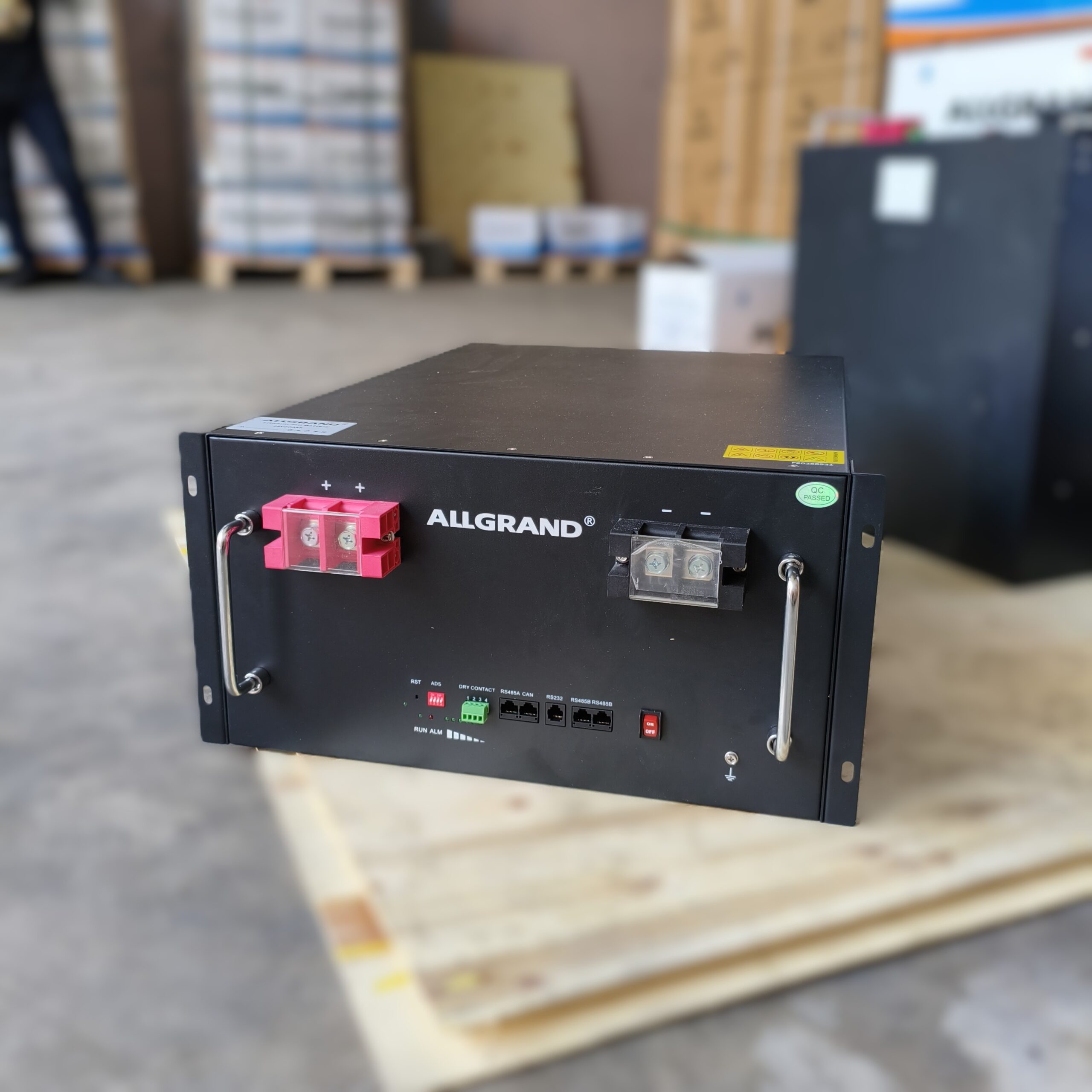 ALLGRAND Baterai LiFePO4 51.2v 200ah, Lithium 51.2V 200Ah 10.24kWh Cell Lithium Iron Phosphate