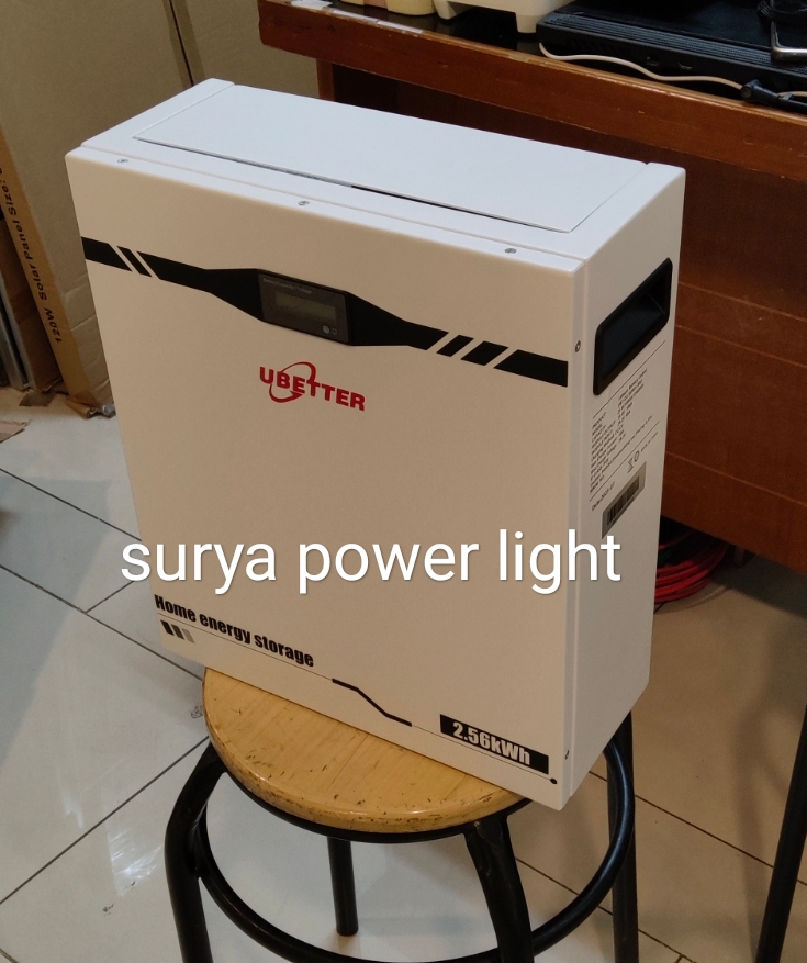 Baterai Lithium LiFePO4 UBETTER 25.6V 100Ah - 2560Wh Baterai Kabinet Lithium Iron Phosphate